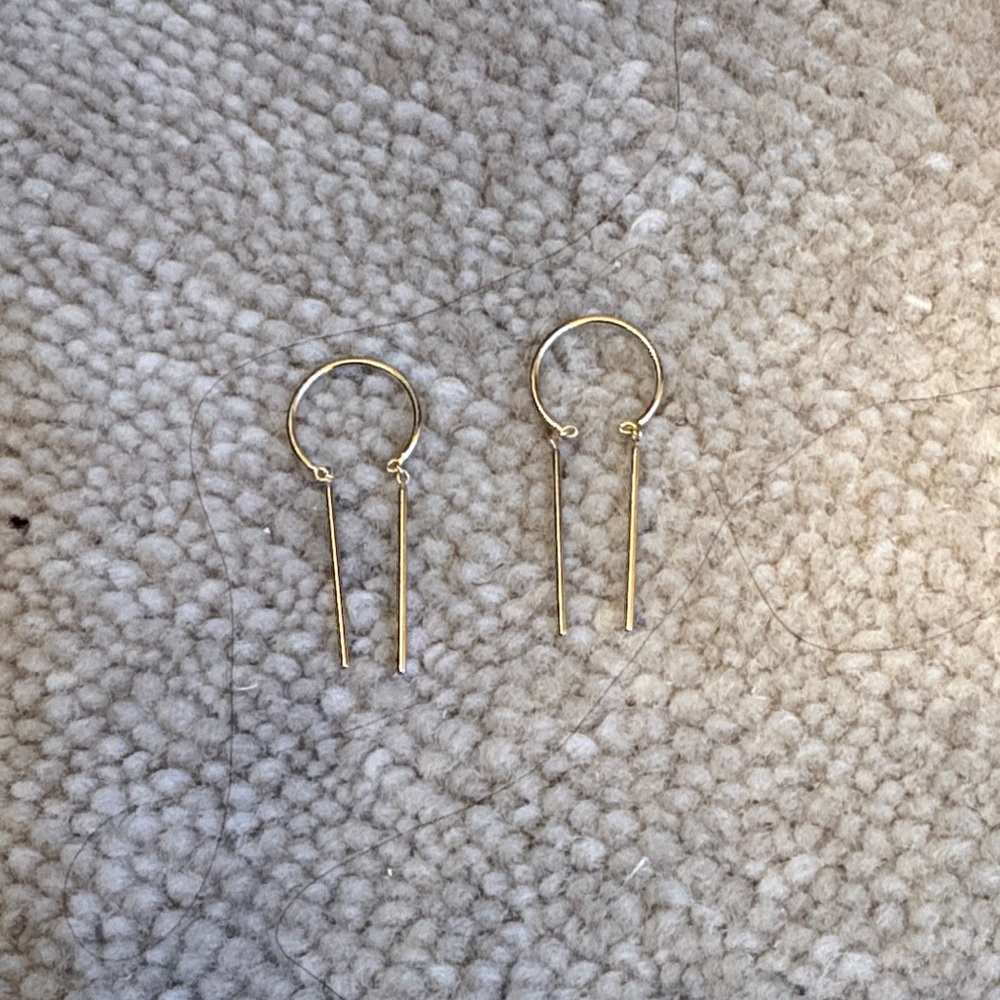 Jack and G 14k Gold Hoop Earrings